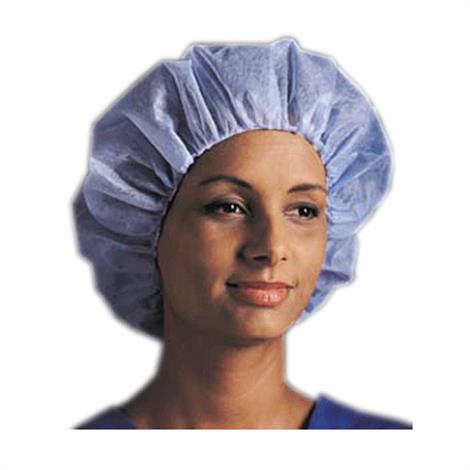 AOSS Blue Elastic Bouffant Cap - 100/BOXAOSS Medical SupplyBouffant CapAOSS Medical Supply