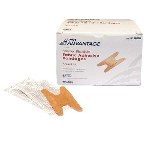 ProAdvantage Adhesive Bandage, Knuckle Bands, 1 1/2" x 3"ProadvantageAdhesive BandagesAOSS Medical Supply