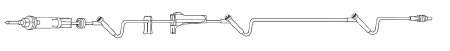 Interlink&reg; Administration Set - 10 Drops / mL Drip Rate 110 Inch Tubing 3 PortsBaxterAdministration SetAOSS Medical Supply