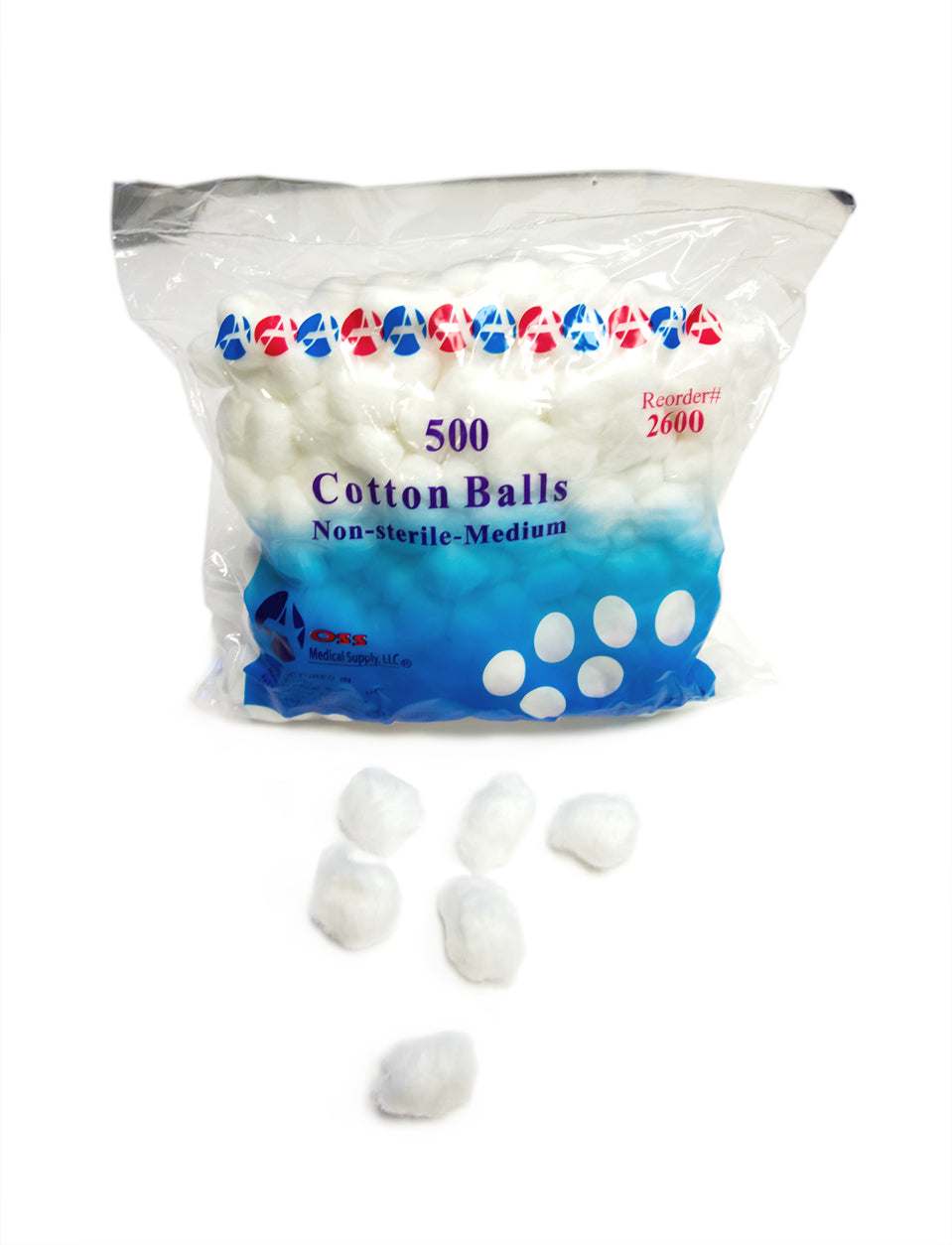 AOSS Cotton Balls NonSterile MediumAOSS Medical SupplyCotton BallAOSS Medical Supply