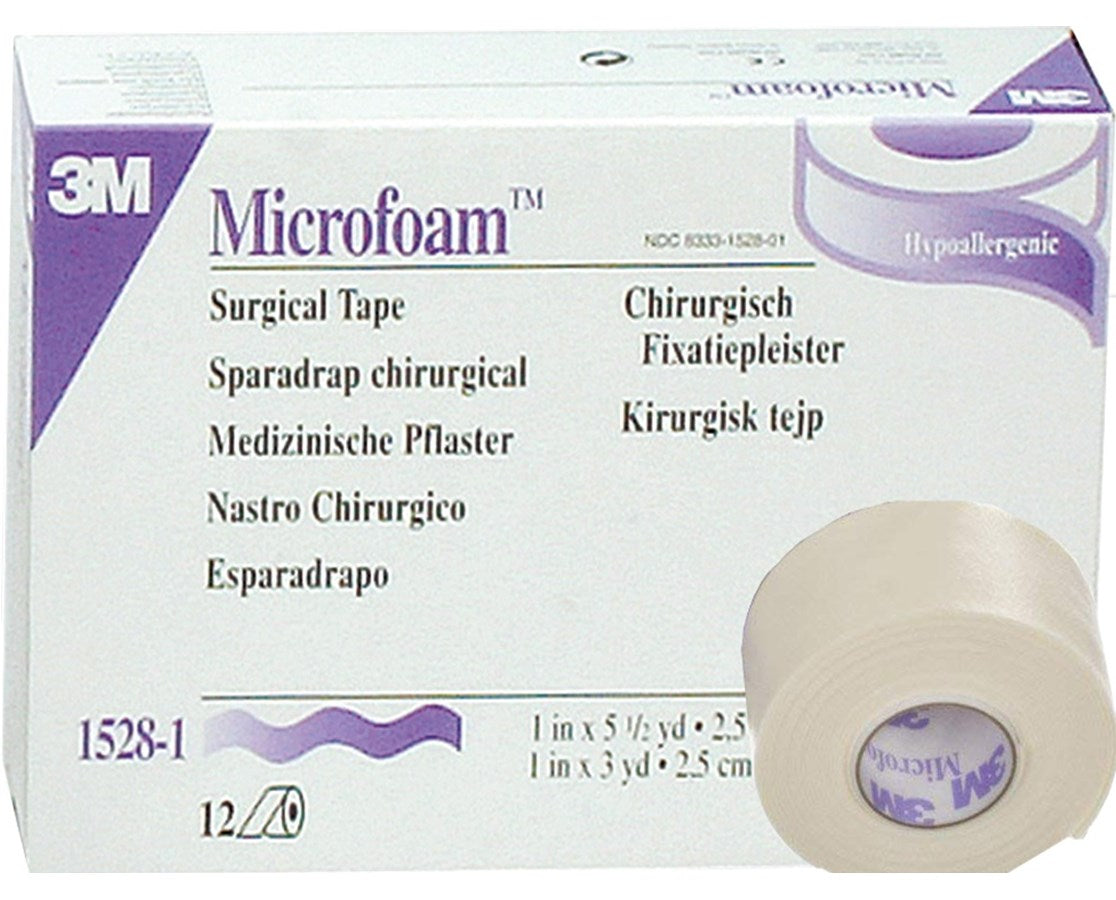 3M 1528-1 Microfoam Surgical Tapes &amp; Sterile Tape Patch3M Health Caremedical tapeAOSS Medical Supply