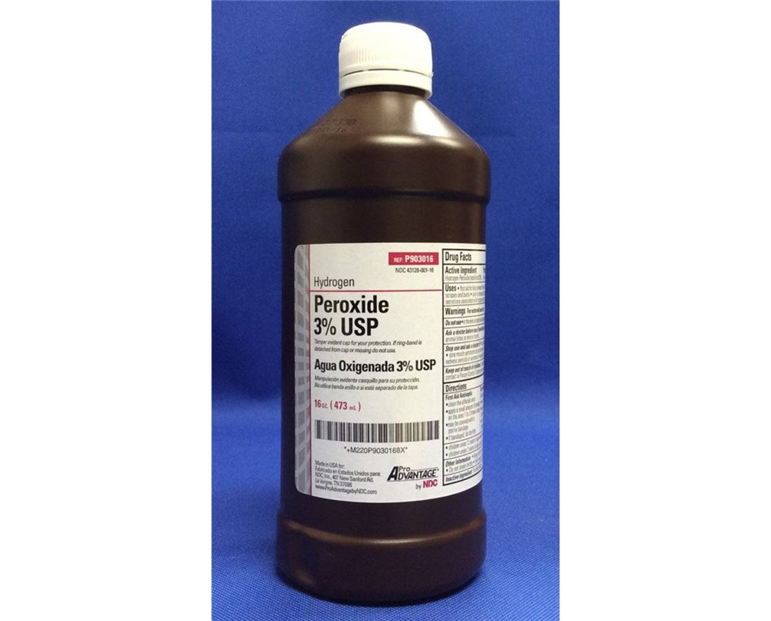 Pro Advantage Hydrogen Peroxide 3%, 16 ozPro AdvantageHydrogen PeroxideAOSS Medical Supply