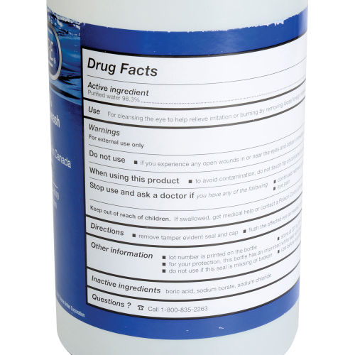 PhysiciansCARE&reg; 32 oz. Sterile Solution Emergency Eye Wash Station Refill BottleAOSS Medical SupplyEye WashAOSS Medical Supply